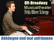 Abhängen und mal aufräumen - Solo-Programm von und mit Felix Oliver Schepp vom 16.-19.06.2010 (©Foto: MartiN Schmitz)